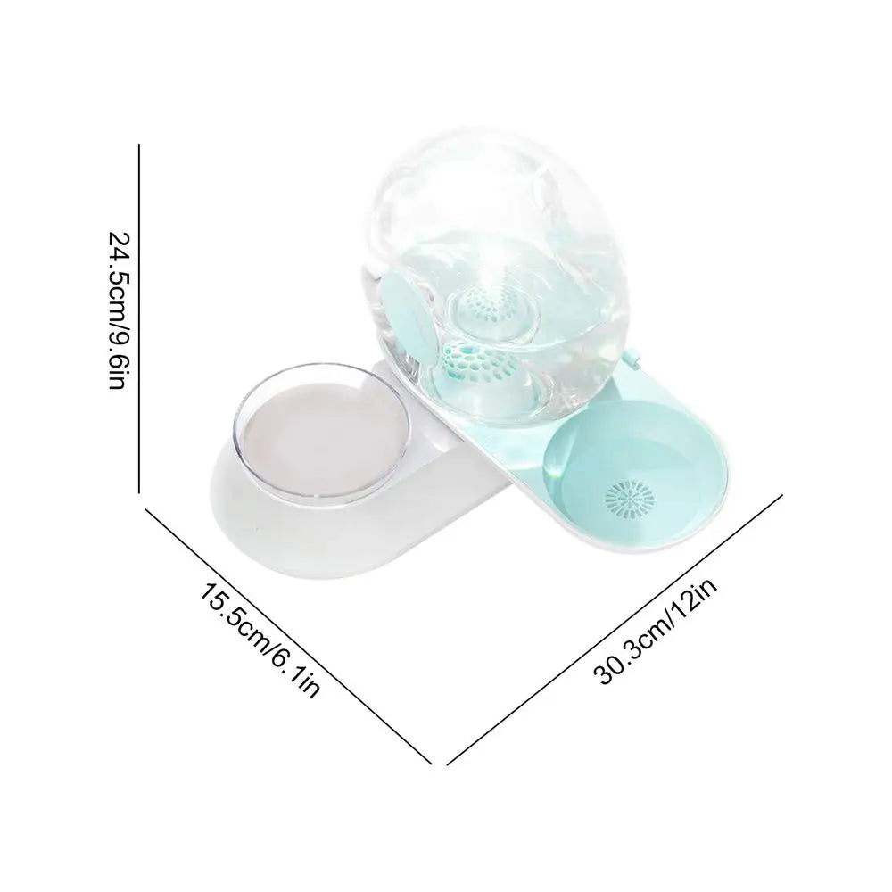 Cat Dog Water Dispenser Cat Feeder Water Bowl Container Automatic Snail Shape Drinking Fountain Cat Feeder Water Bowl Feeder