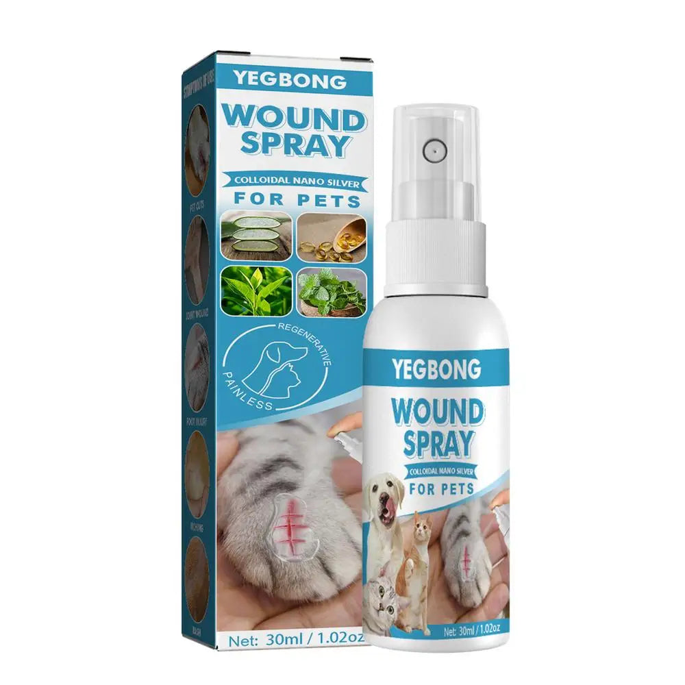 30ml Pets Anti-Itch Spray Pet Wound Spray Cats Dogs Skin Healthy Care Spray Pets Anti-Itch Treat Products For Sensitive Skin