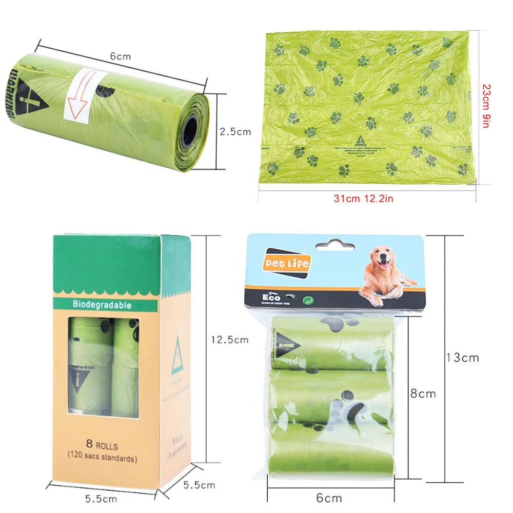 Eco Friendly Dog Waste Bags Earth Friendly Pet Waste Bags for All Dogs Leak Proof and Strong Dog Poop Bags Waste Bags for Poop