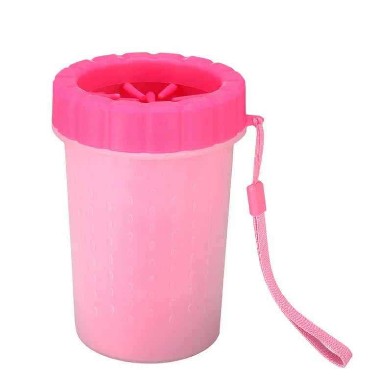 Pillar Shaped Pet Claws Cleaner Soft Silicone Foot Cleaning Cup Portable Cat And Dog Clean Brush Household Practical Product