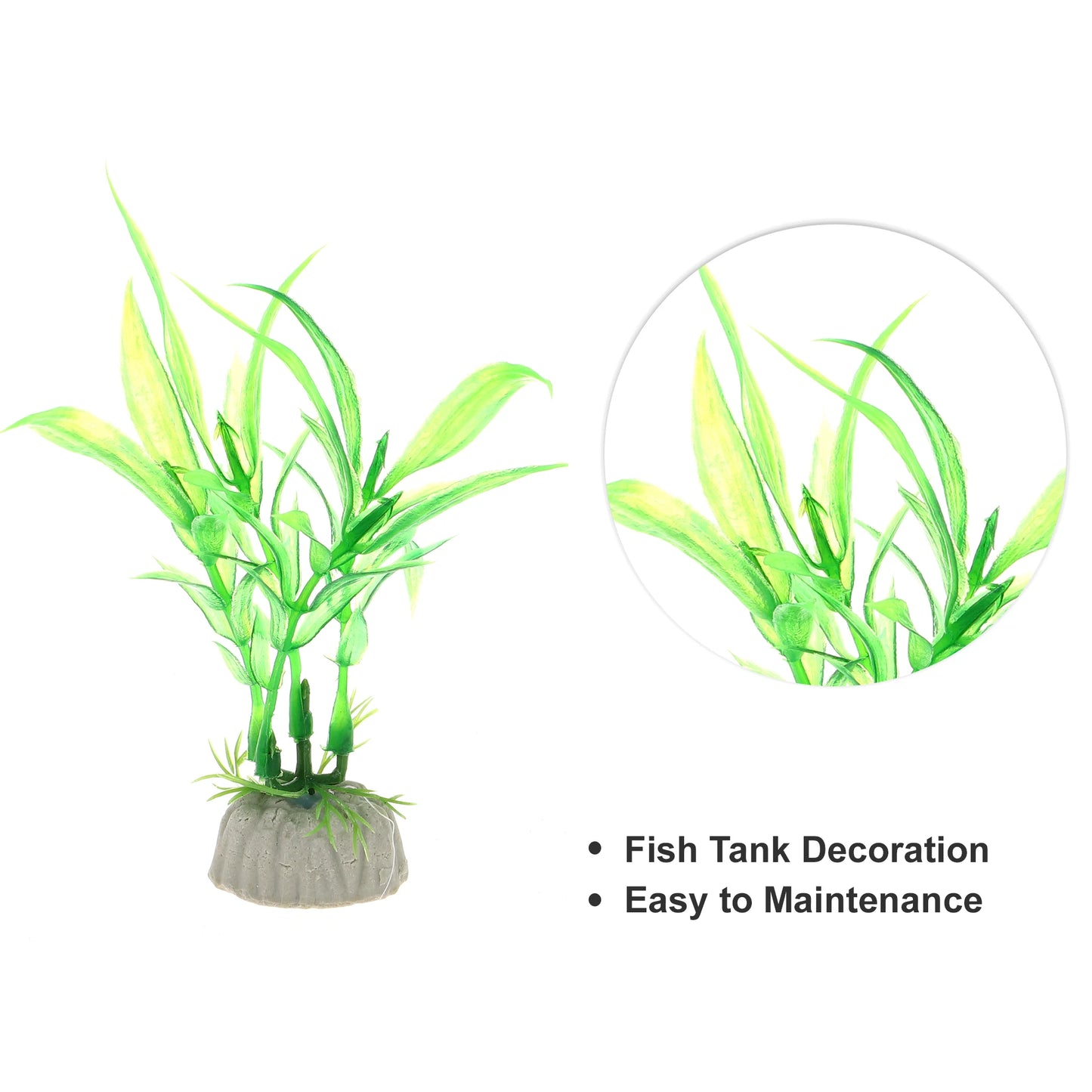 UXCELL 10/20 Pcs Aquarium Artificial Plastic Plants Water Weeds Ornament Fish Tank Plant Flower Grass Decoration Accessories