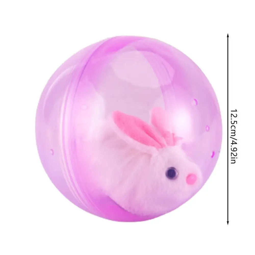 Rolling Ball Dog Toy Electric Hamster Running Rolling Toy Rolling Learning Cats and Dogs Toy Crawl Artifact Pet Rotating Toy