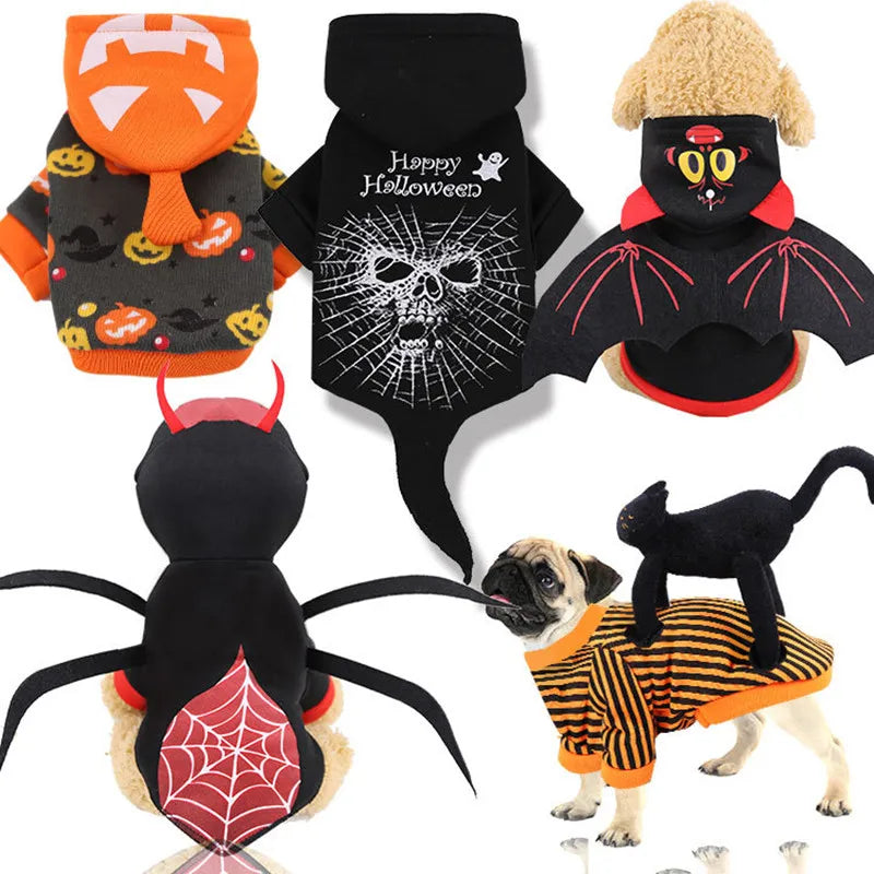 New Dog Clothes Autumn Winter Pet Products Pets Coats Soft Cotton Hoodies For Small Dogs Chihuahua Clothes Cartoon Pet Outfit