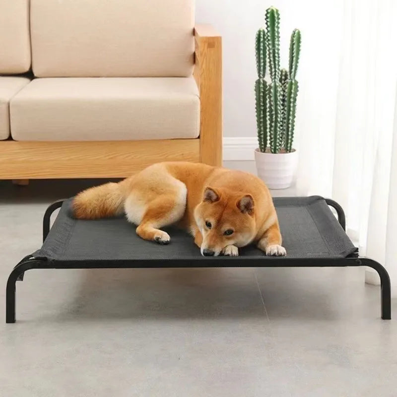 Elevated Bed For Dogs Folding Pet Camping Bed Cat Dog House Portable Removable Washable Cats Kennel Puppy Beds Dog Accessories