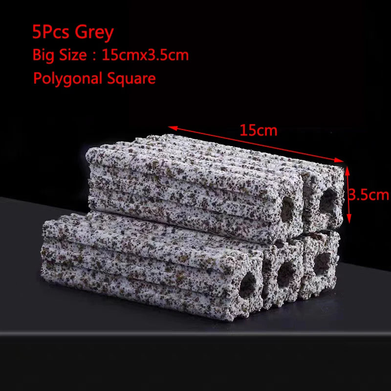 5Pcs Aquarium Filter Nano Biochemical House Media Nitrifying Bacteria Fish Tank Accessories For Aquarium Water Cleaning Medias