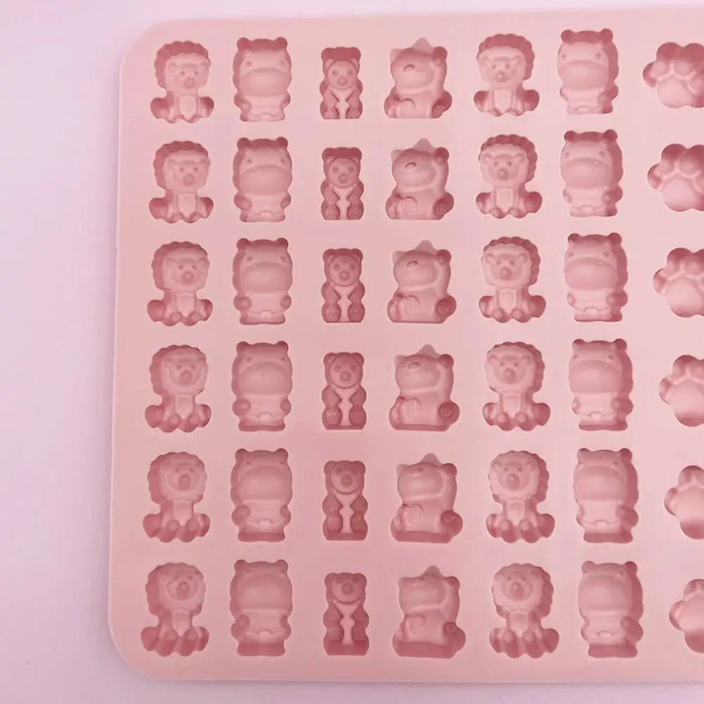 Cartoon Silicone Fudge Mold Super Small Silicone Chocolate Mould Tool Tea Baking Ice Afternoon Ice Mold Maker Mold F2I1