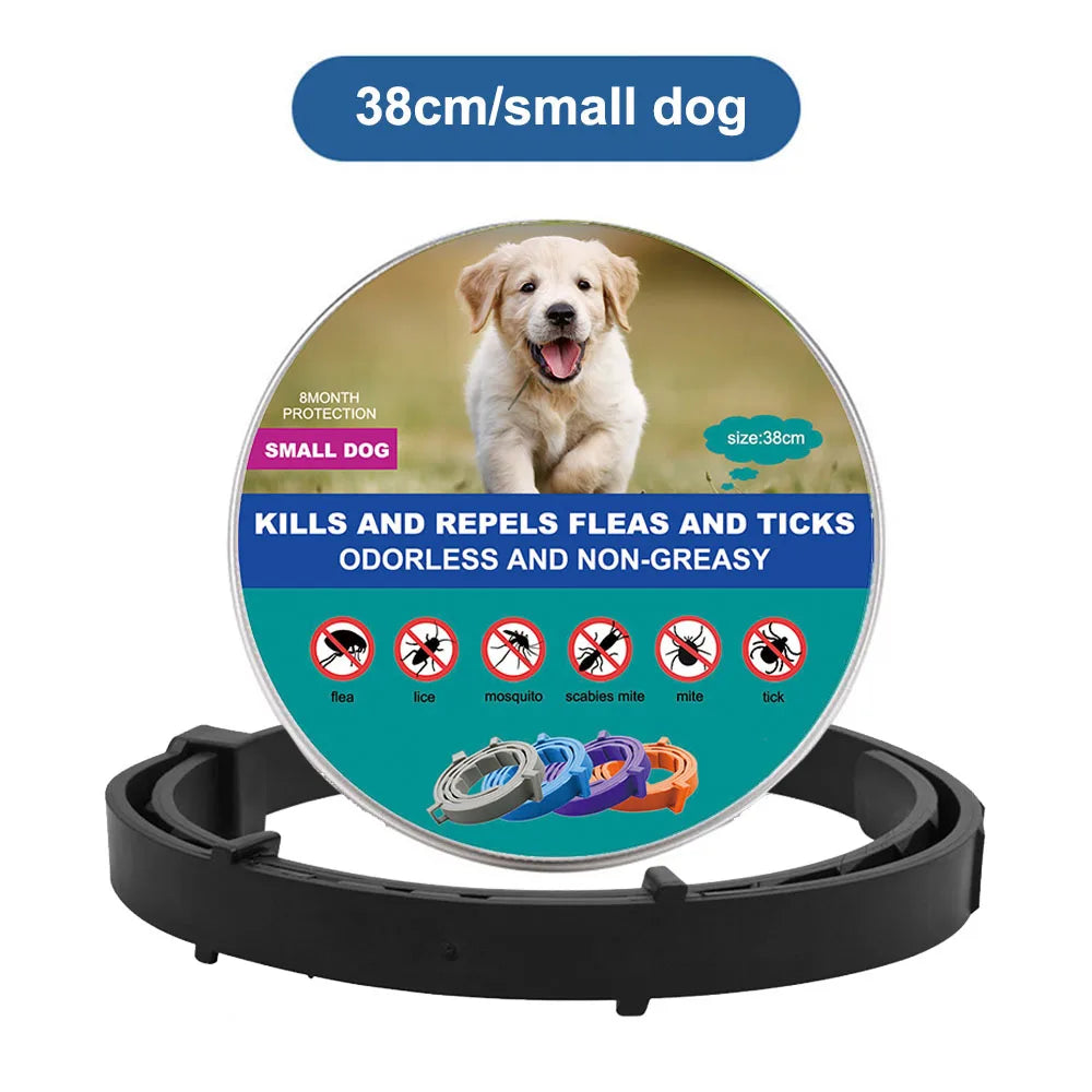 38cm 70cm Retractable Deworming Dog Cat Collar Pet Anti Flea Ticks Collar Repellent Mosquito Pet Collars for Cats Dogs Products