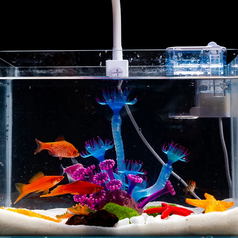 Artificial Underwater Coral Aquarium Fish Tank Simulation Decoration Aquarium Backgrounds Plants Water Grass Accessories Home
