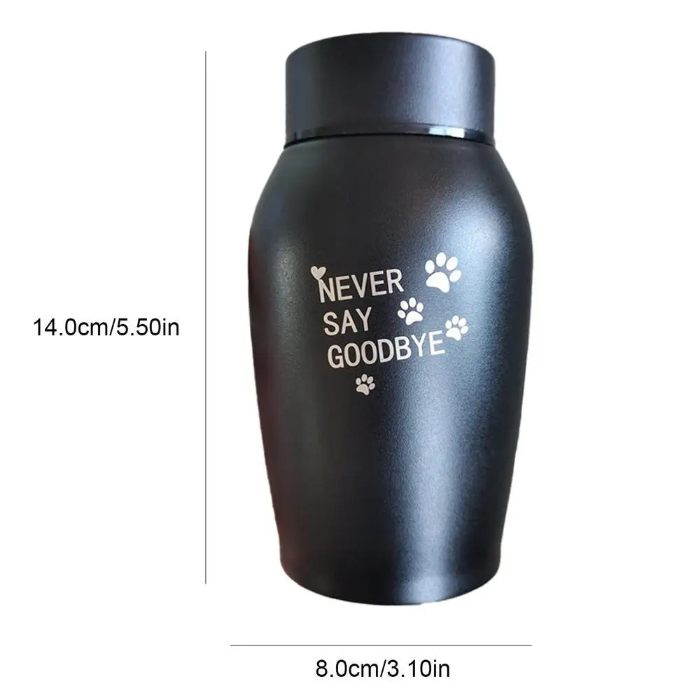 Keepsake Cremation Urns Metal Memorial Pet Jar Cat Dog Cremation Cremation Funeral Sealed Urn For Pet Cats Dogs Ashes