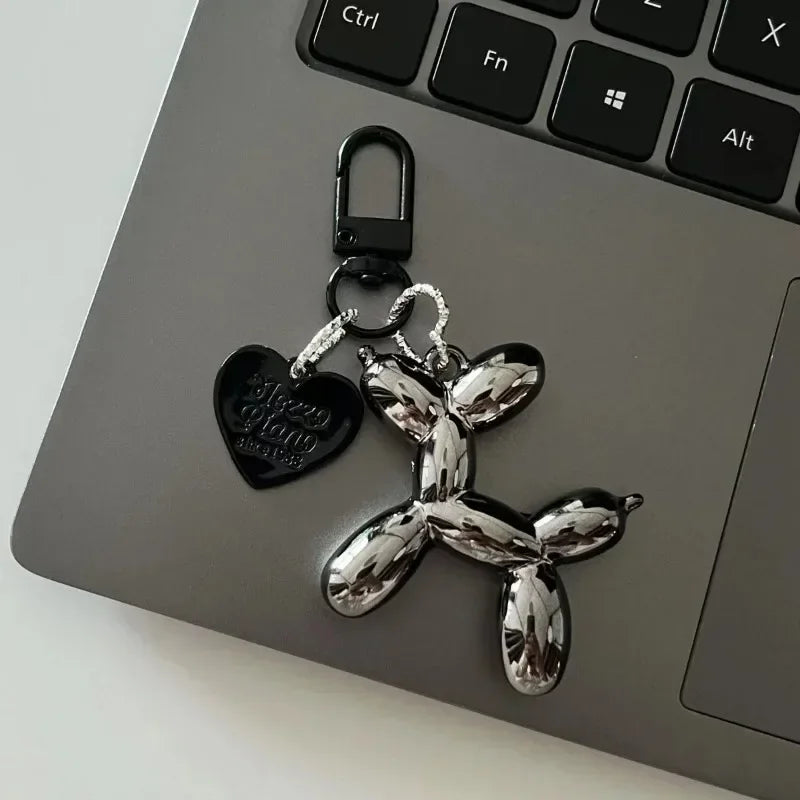1pc Fashion Keychain Balloon Dog Keychains Pendant Jewelry Trinket Car Key Ring Key Chain Accessories Car Keychain Keyring