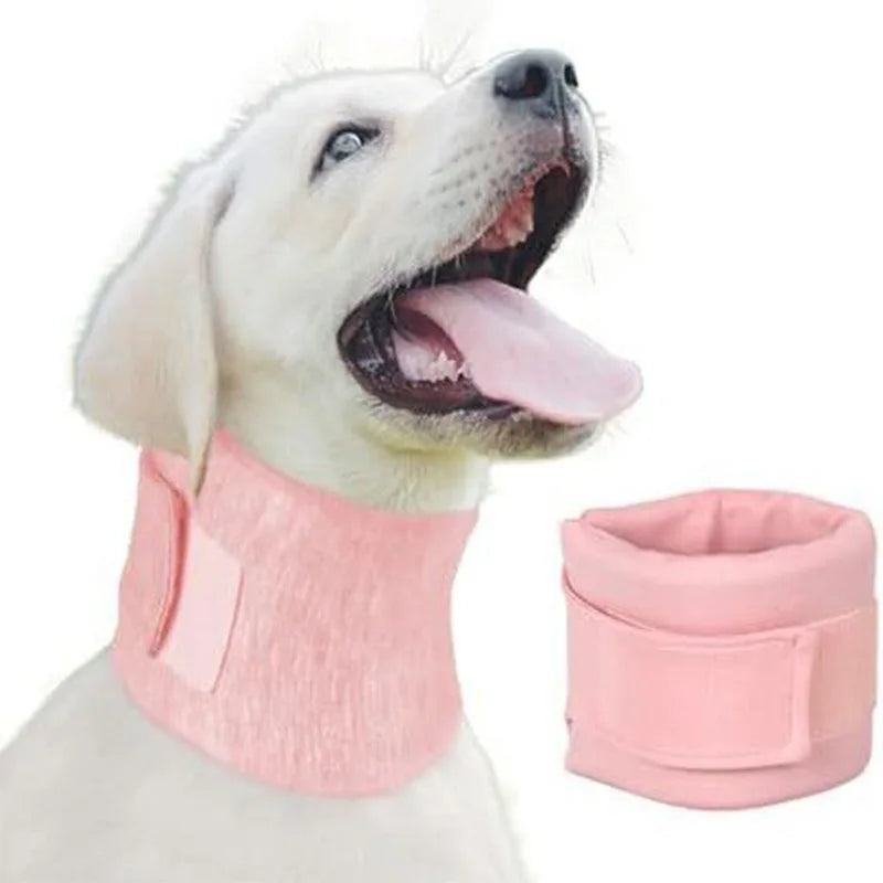 Dog Neck Brace Elizabethan Collar for Pet After Surgery Recovery Wound Protect, Adjustable Cervical Cone for Small Medium Dogs