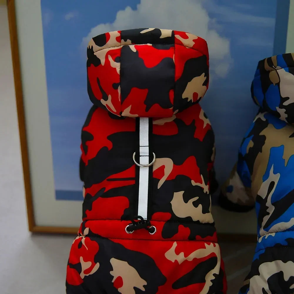 Waterproof Dog Coat Winter Warm Jacket for Small Dogs Reflective Cat Clothes Puppy Chihuahua Jumpsuit French Bulldog Pet Outfits