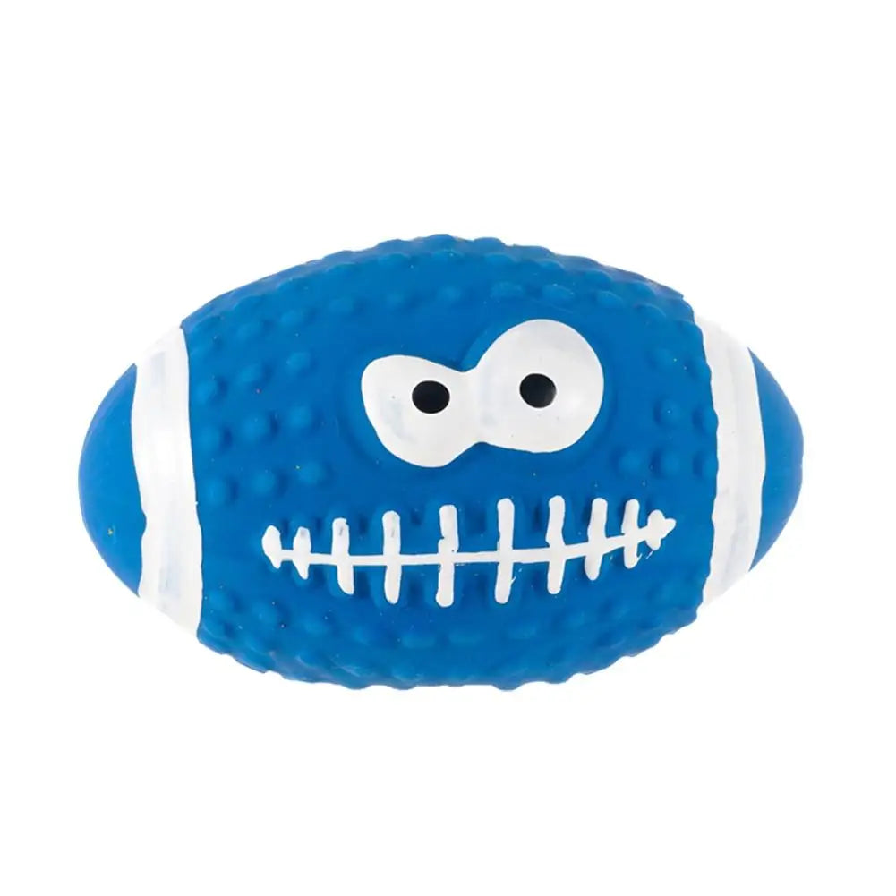 New High-end Latex Soft Pet Ball Squeaky Toy For Small Large Dog Volleyball Tooth Cleaning Training Toys Interactive Chew A8Y2