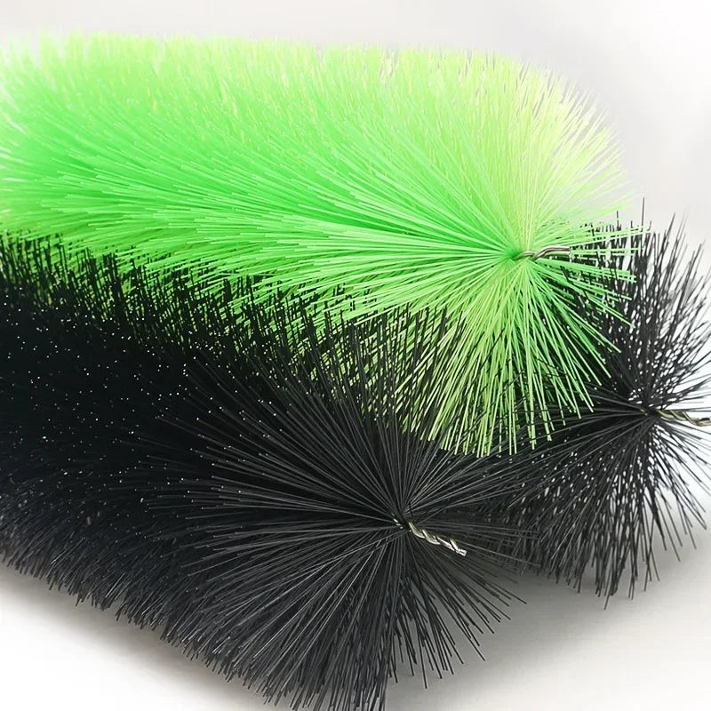 10pcs Fish Tank Cleaning Tools Koi Fish Pond Filter Brush 30/40/50cm High-density Brush Skimmer Aquarium Filtration System