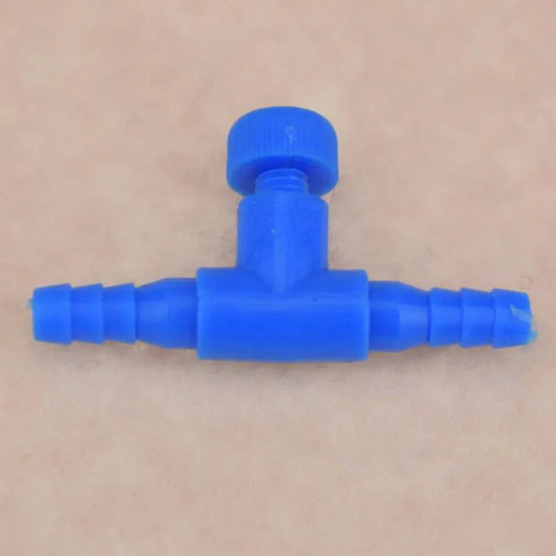5pcs/lot 4mm 2/3 ways Aquarium Air Control Valve Aquarium Fish Tank Air Pump Connector Control Valve Air Pipe Tubes For Aquarium