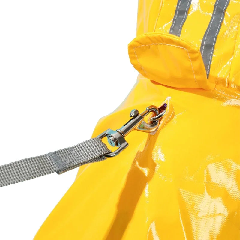 Dog Coat Waterproof PU Dog Raincoat for Small Dogs Cats Reflective Puppy Raincape Chihuahua Yorkies Pet Poncho dog raincoat