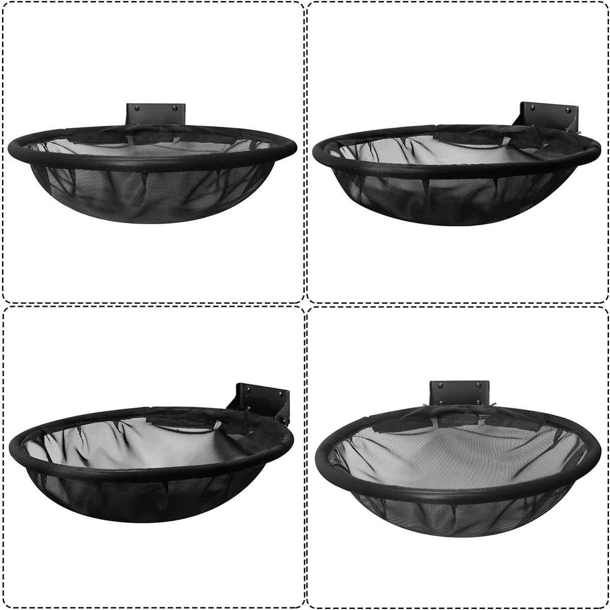 Cat Hammock Wall Mounted Foldable Cat Beds Breathable Cat Wall Shelves for Sleep Overlook Sunbathing Stable Cat Wall Perch