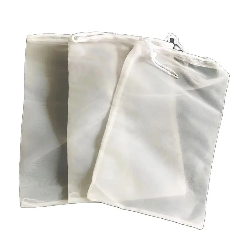 200 Mesh Nylon Filter Net Bag Acquarium Bio Ball Carbon Media Isolation Bags Food Filter Strainers Mesh Kitchen Strainer Bags