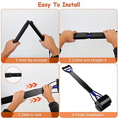 Long Foldable Poop Scooper