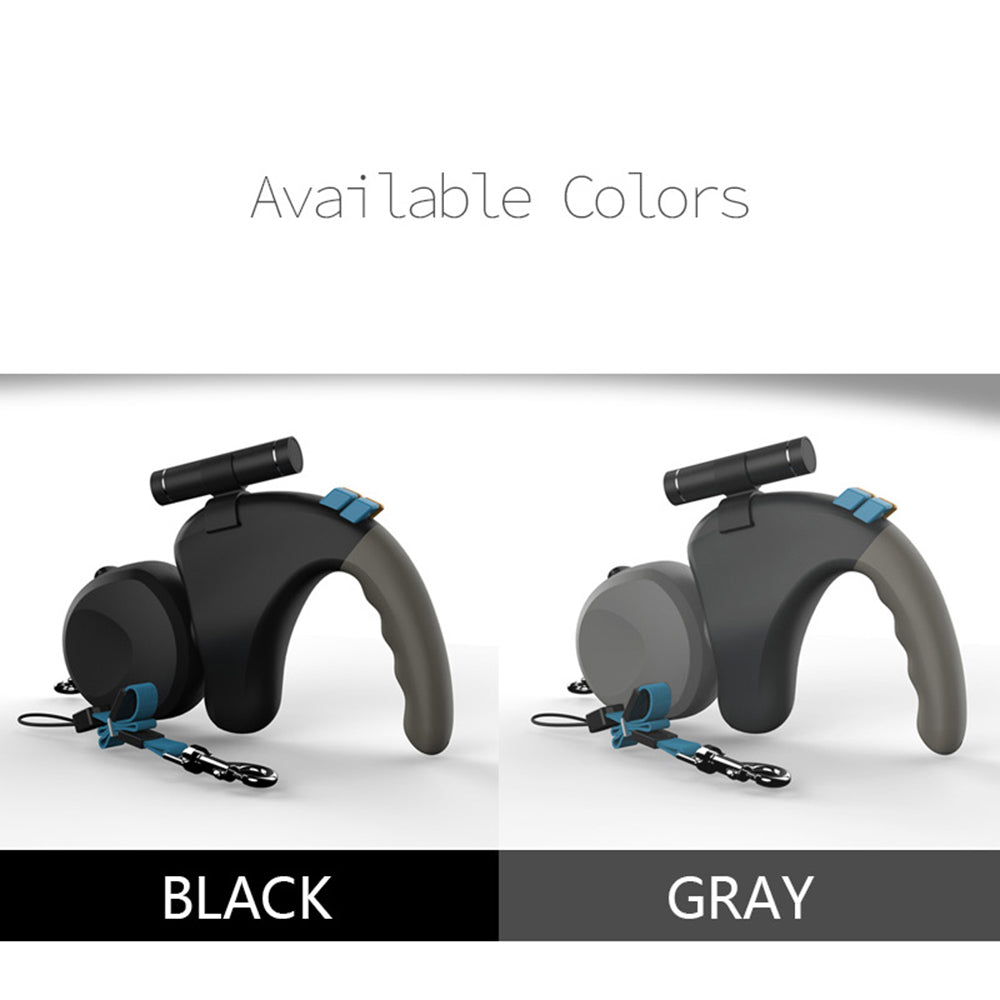 Dual Dog Rope Leash Pet Traction Rope Belt Retractable for 2 Dogs Walking Double with Light Rotation Pet Rope Pet Supplies