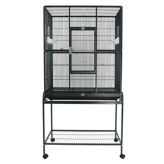 Flight Cage & Stand - Green 31"x20"x62"