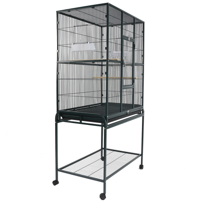 Flight Cage & Stand - Green 31"x20"x62"