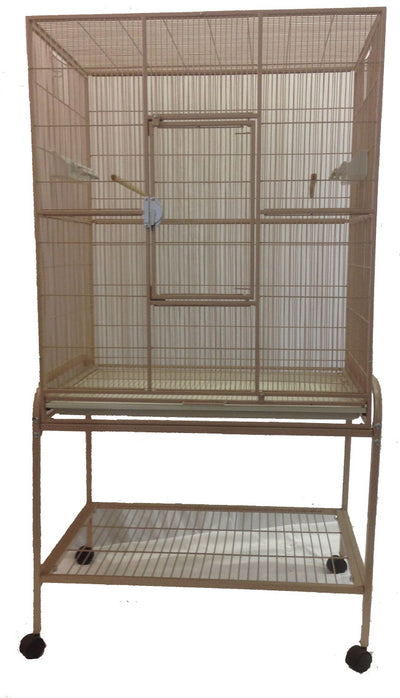 Flight Cage & Stand - Sandstone 32"x21"x63"