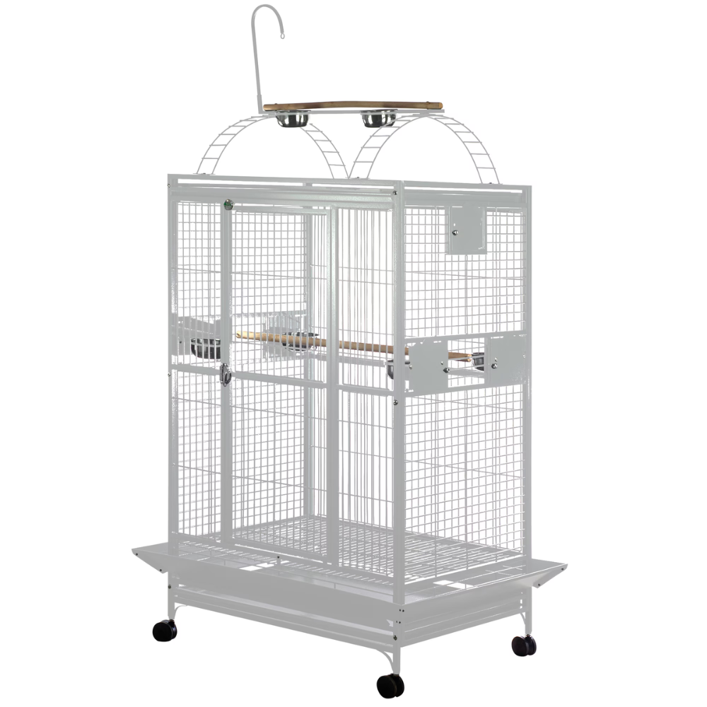 Play Top Cage - White 40"x30"x75"