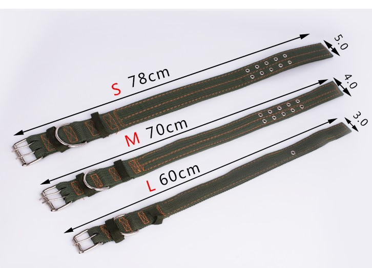 Canvas Dog collar