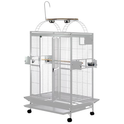 Play Top Cage - White 40"x30"x75"