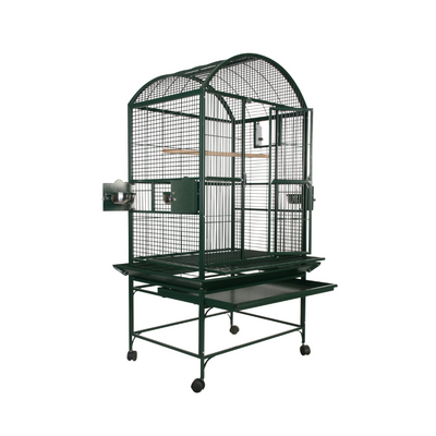 Dome Top Cage - Green 32"x23"x63"