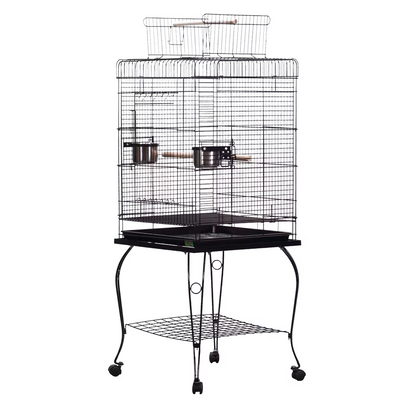 Economy Play Top Cage - Black 20"x20"x58"