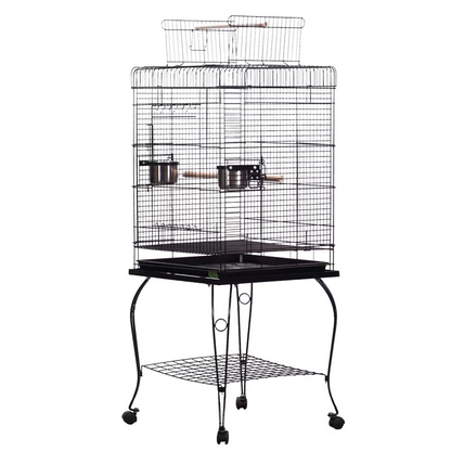 Economy Play Top Cage - Black 20"x20"x58"