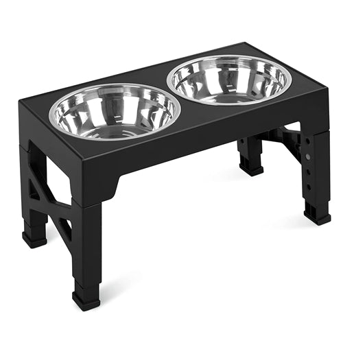 Foldable Raised Dog Bowl Stand
