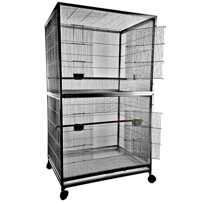 Extra Large Flight Cage - Black 40"x30"x72"