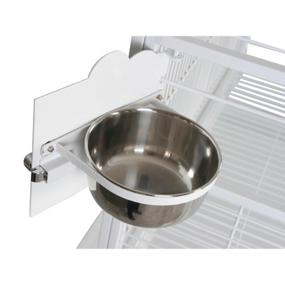 Dome Top Cage - White 32"x23"x63"