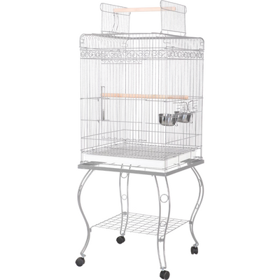 Economy Play Top Cage - White 20"x20"x58"