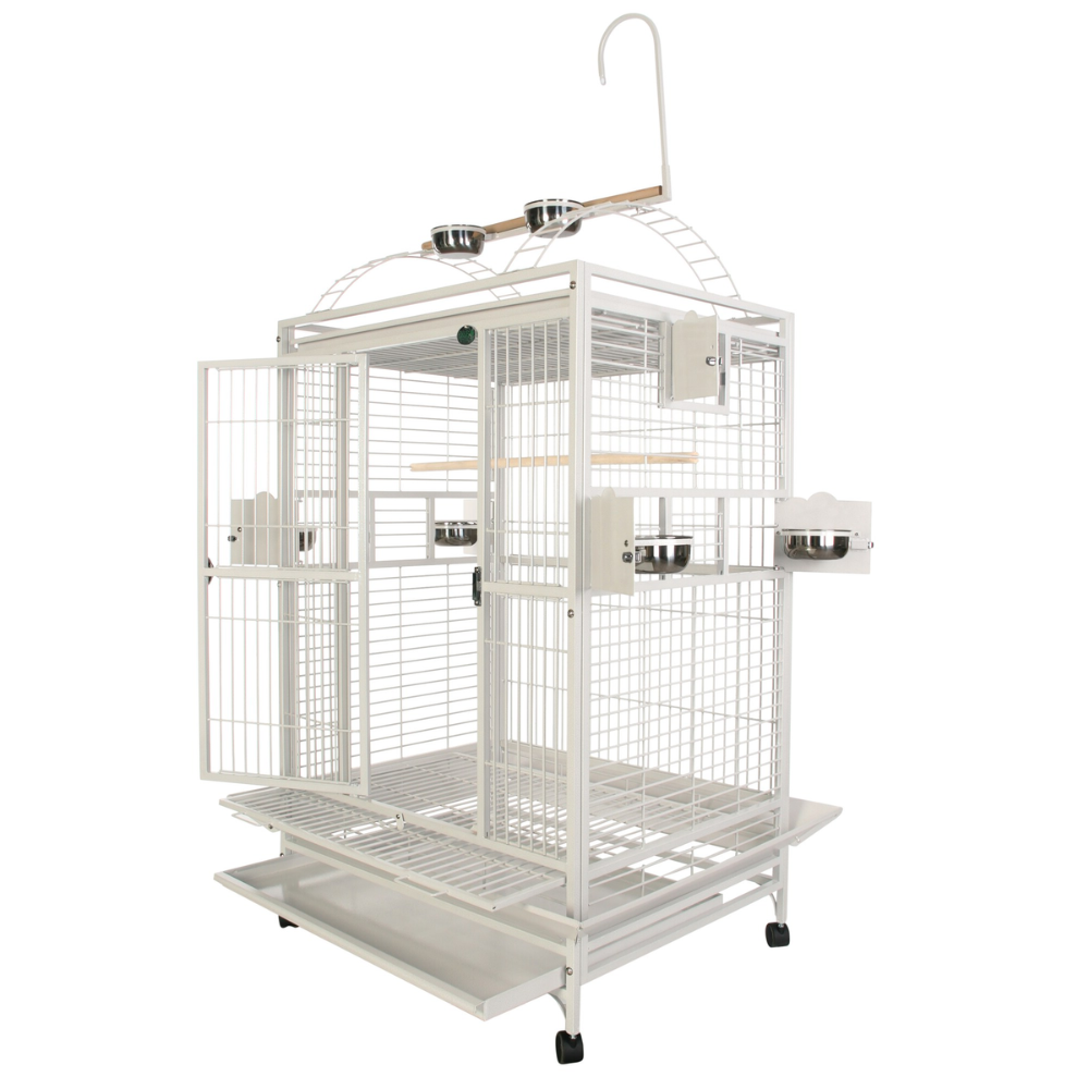 Play Top Cage - White 36"x28"x66"