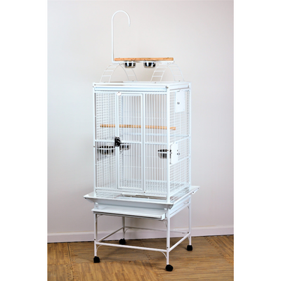 Play Top Cage - White 24"x22"x62"