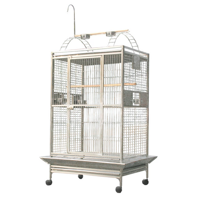 Play Top Cage - Stainless Steel 40"x30"x75"