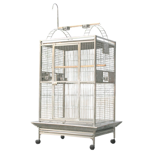 Play Top Cage - Stainless Steel 40"x30"x75"