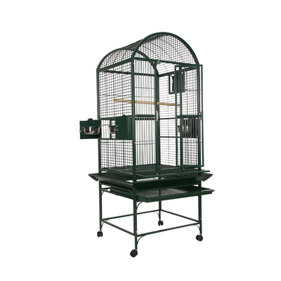 Dome Top Cage - Green 24"x22"x61"