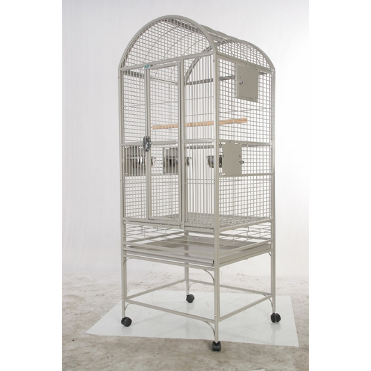 Dome Top Cage - Platinum 24"x22"x61"