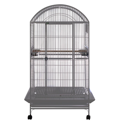 Dome Top Cage - Platinum 40"x30"x75"
