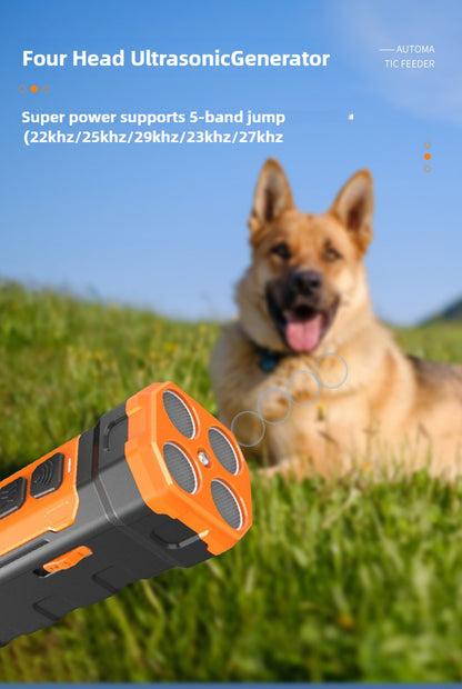 Ultrasonic Pet Dog Repeller Anti Barking Stop Bark Training Device Dog Training Repellents With USB Rechargeable Portable Remote