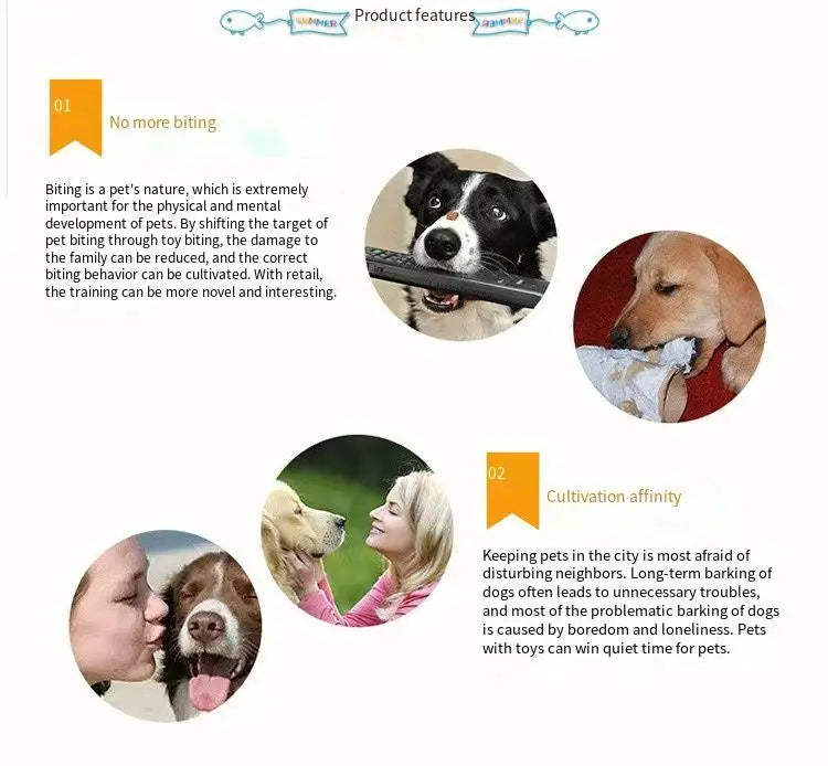 Dog toy molar knot toy cotton rope weaving dog bite rope supplies bite rope ball pet