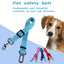 Adjustable Harness and Leash Cat Dog Car Seat Belt Pet Seat Vehicle Dog Harness Lead Clip  TractionCar Travel Supplies for Dogs