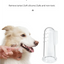 With Box Silicone Soft Pet Finger Cuff Toothbrushes Dog Brush Bad Breath Tartar Teeth Care Tool Cleaning Scrub Silicagel