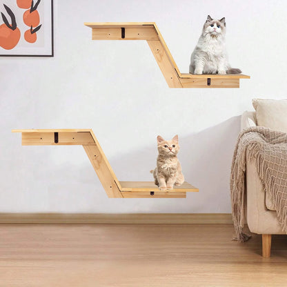 Cat Climbing Shelf Scraper for Cats Bridge Channel Beds And Furniture Cat Tree Tower Cat Toy Interactive Pet Accessories