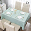 Colorful Nordic Style Sub-print Household Waterproof And Oil-proof Tablecloth Washable Anti-scalding Thickened Rectangular Party
